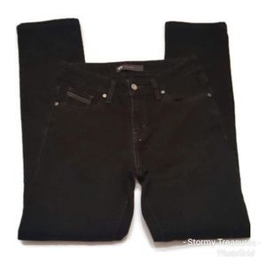 Levi Mid Rise Skinny Black Jeans Size 4